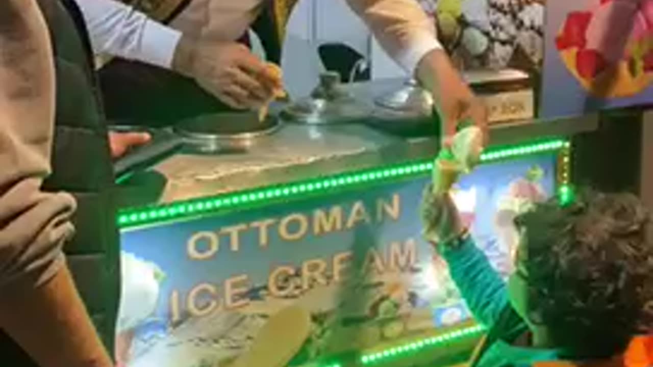 Viral Ice cream in Turkey