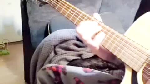 Acoustic guitar riff