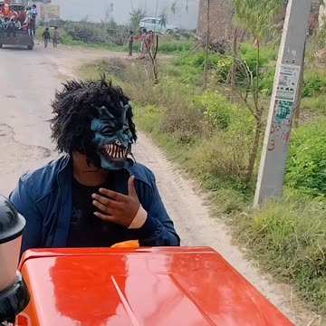 We spreading phobia of ghost between kids 😈👿