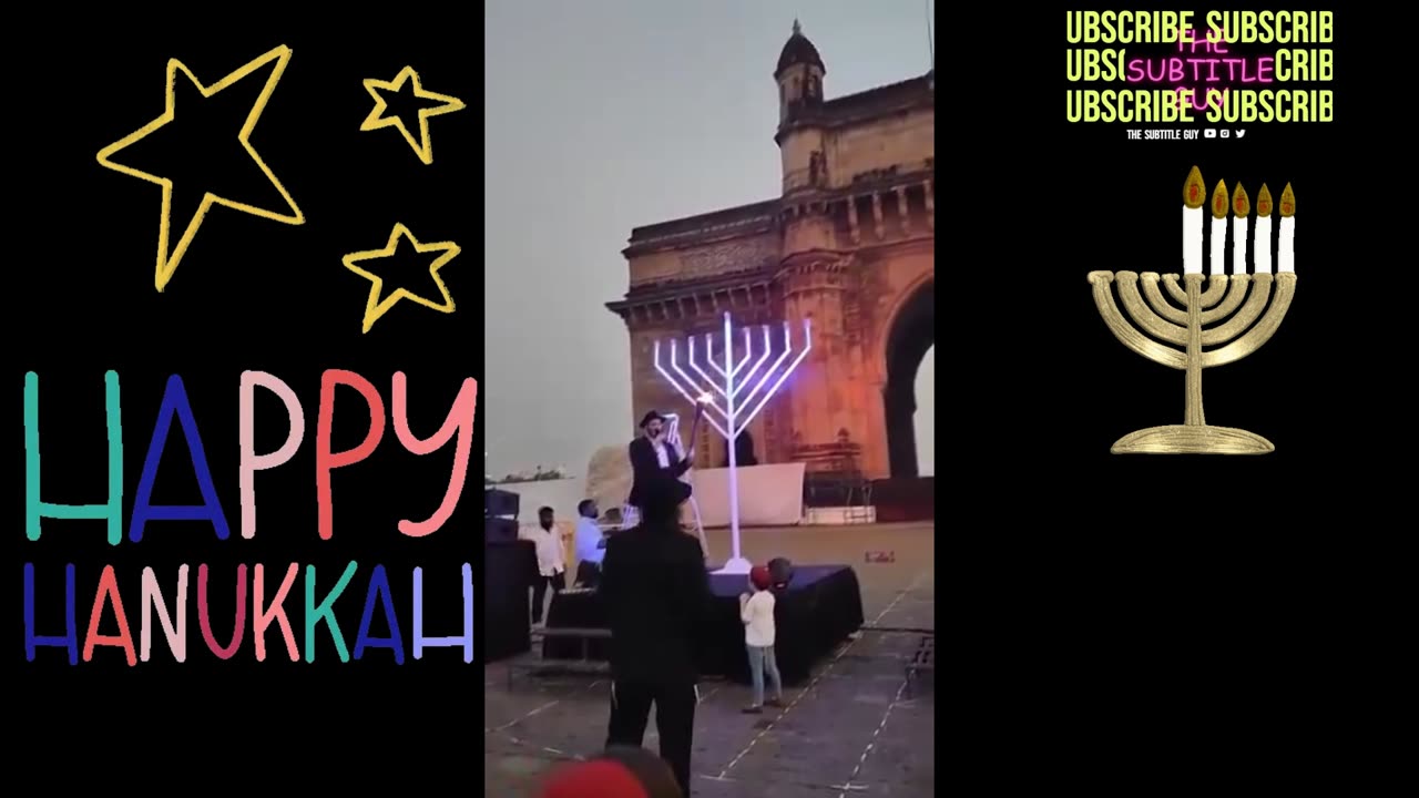 Happy Hannukah from Mumbai!