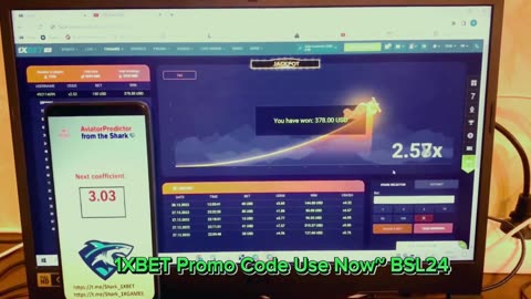 1xbet crash game hack