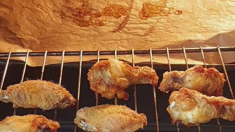 How to make crispy oven Grilled chicken Wings recipe 🐔 🍗 # chicken #recipe #homemade #cooking