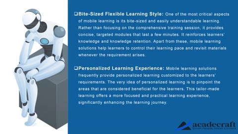 Mobile learning solutions