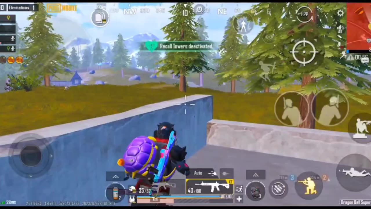 Heavy 1vs 3 in pubg mobile