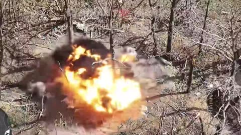 Russian "Sudoplatov" FPV drones targeting UA positions
