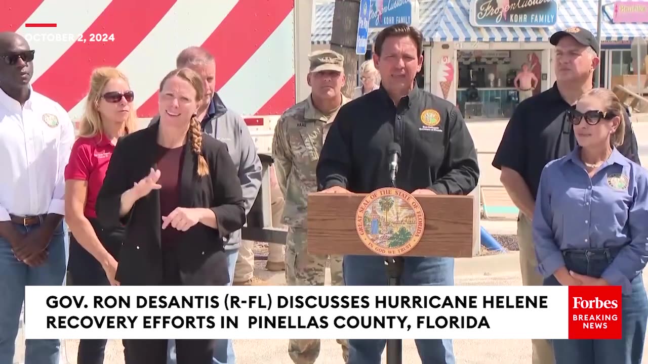 'Totally Unacceptable'- DeSantis Rails Against Dockworker Strike Amidst Hurricane Helene Recovery