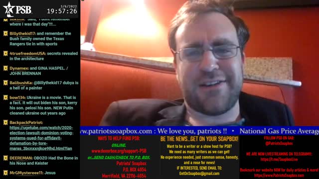 2022-03-06 18:00 EST - The Campaign Show: with Patrick Howley