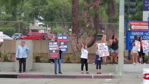 No mandates protest in Los Angeles County