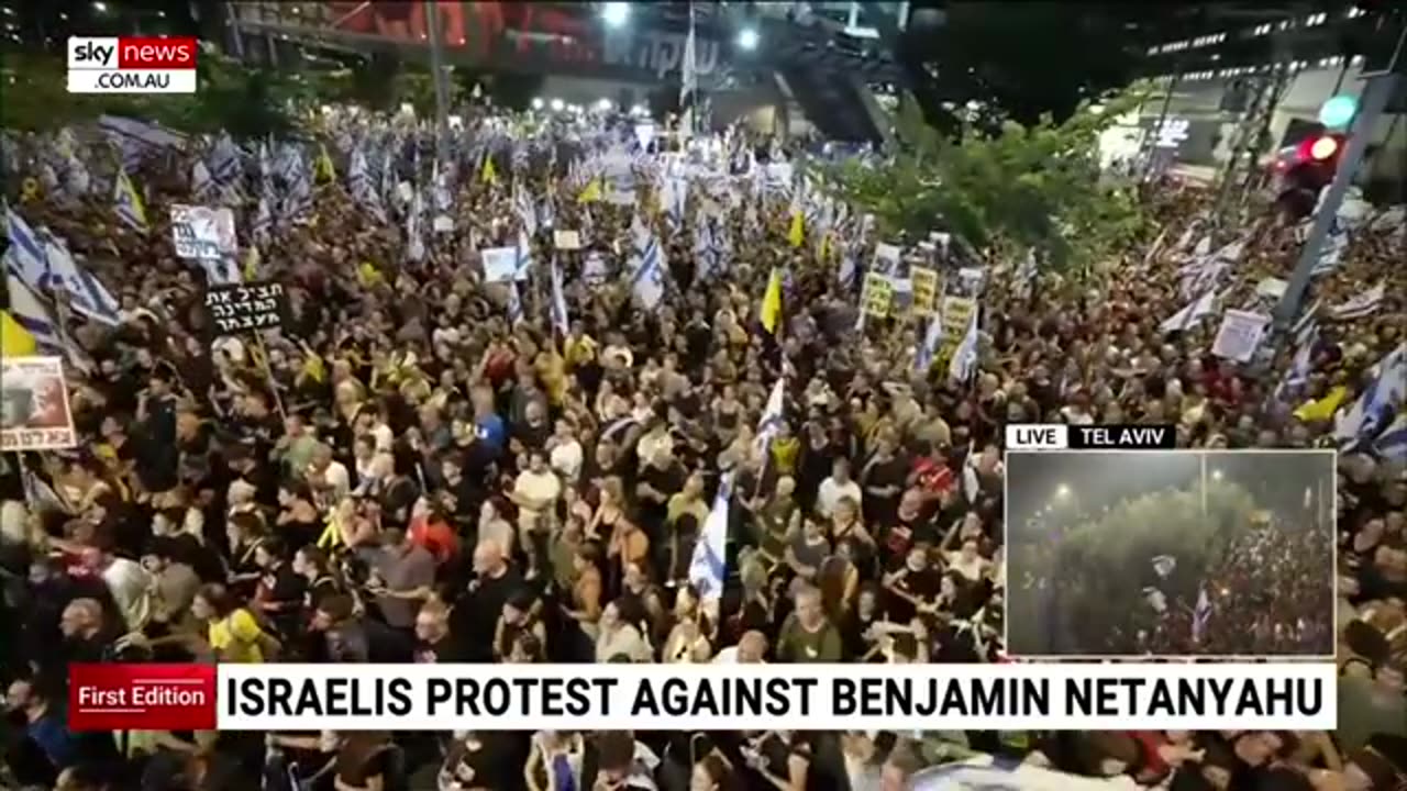 Israeli protests erupt against Benjamin Netanyahu following death of hostages