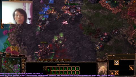 starcraft2 zvt on babylon smashed a high level terran with 2500+ mmr using nydus worms again