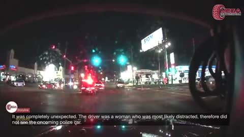 Brutal police crash