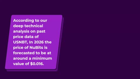 NuBits Price Prediction 2022, 2025, 2030 | USNBT Cryptocurrency Price Prediction