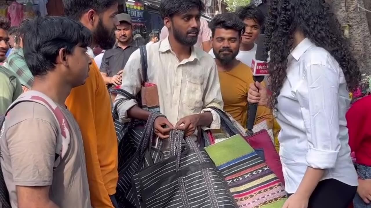 Mangru bhai ne media wali ko moye moye kr diya #funny #comedy #reaction #fbreelsviral #mangru