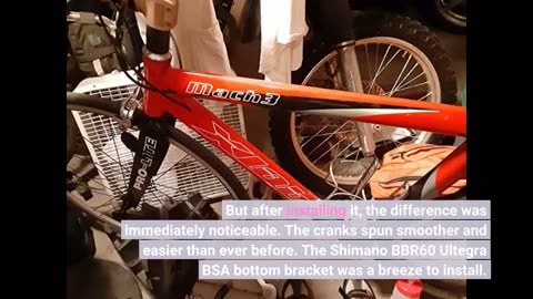 Customer Feedback: SHIMANO BBR60 Ultegra BSA Bottom Bracket