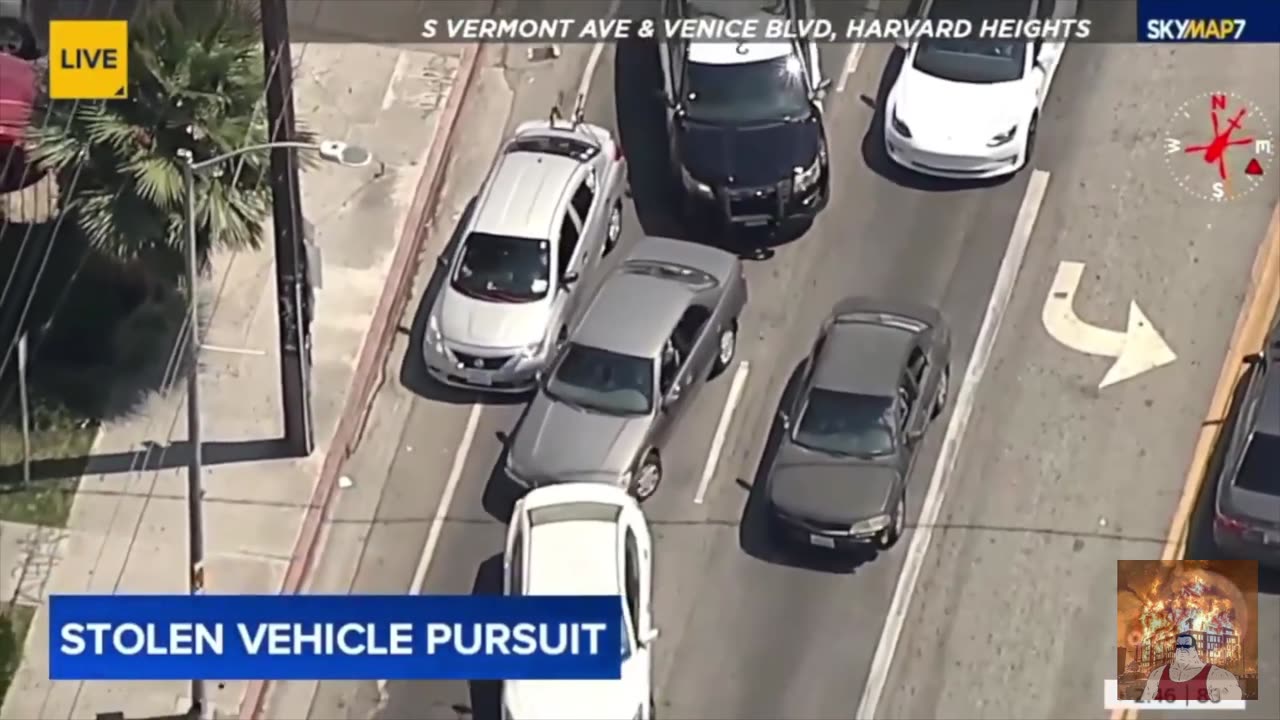 Los Angeles Sheriffs OIS vs Carjacking suspect.