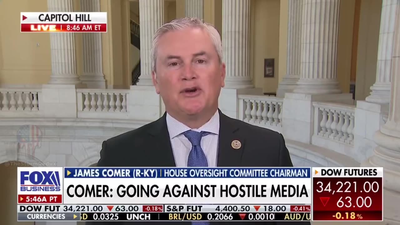 Rep. James Comer expects to uncover $20-30M in illicit payments made to the Biden Crime Family