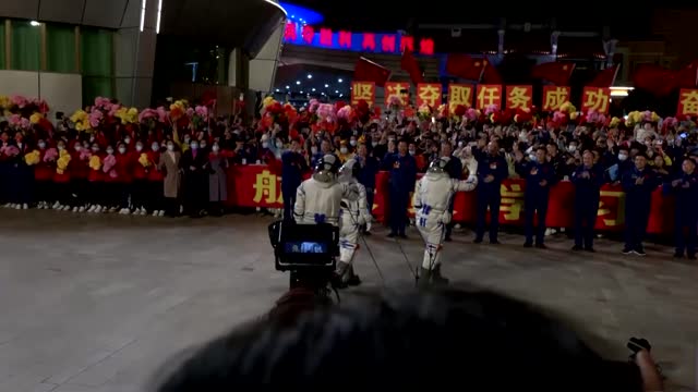 China launches second crewed mission to build space station
