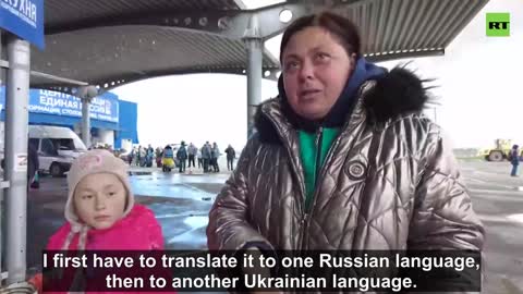 A Mother Is Glad That Her Child Now Can Safely Study in Russian