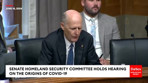 'Has EcoHealth Been Held Accountable-'- Rick Scott Questions Witnesses At COVID-19 Origins Hearing