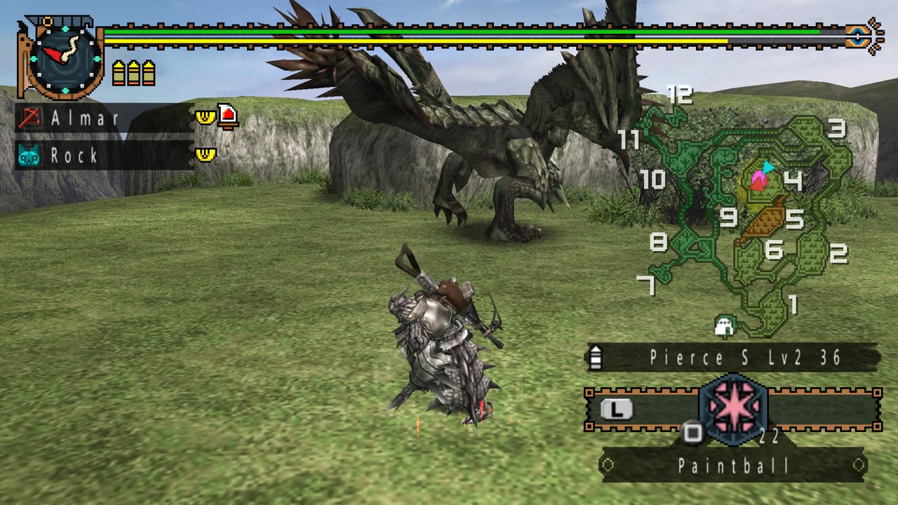 MHFU - The Red and Green Wyverns (Guild 5*) Quest Walkthrough