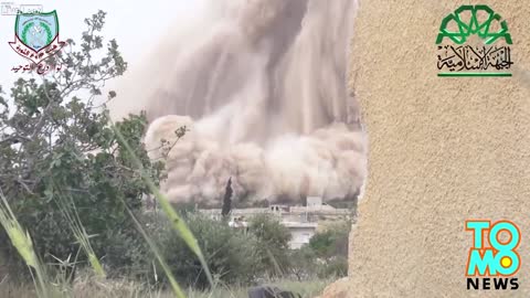 Syrian war Massive tunnel bomb explosion kills 30 soldiers and 2 Islamic Front fighters