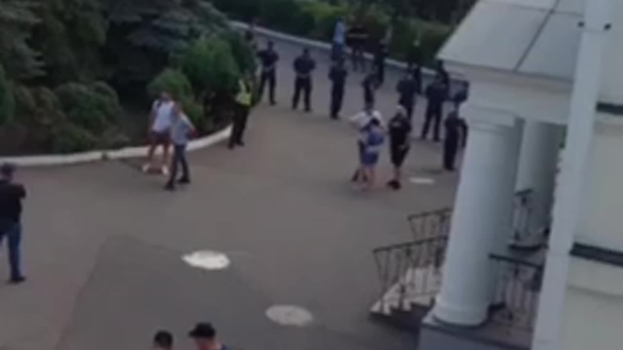 Zelensky's police are blocking Christians from praying at the Kiev Lavra Monastary.