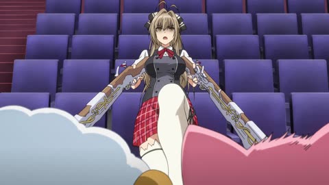 Amagi Brilliant Park - putting an honesty bean in Sento's meal