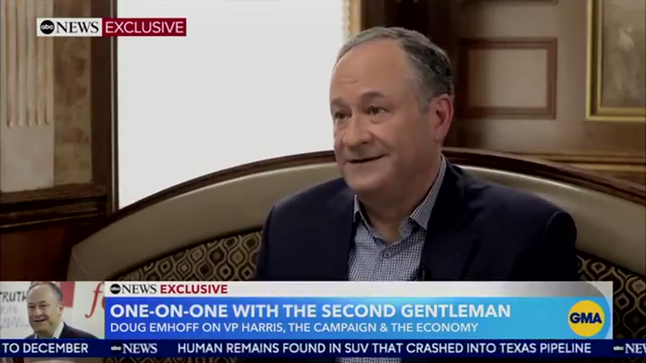 Doug Emhoff claims Kamala Harris bears no responsibility for the Biden-Harris failures