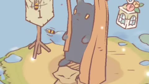 Cute kitty harvesting honey^^