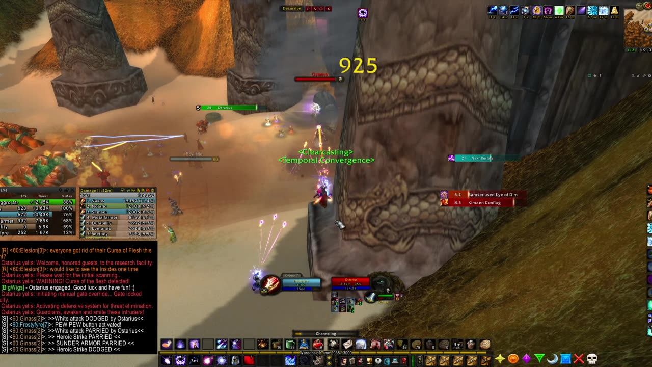 Turtle wow - PUG Ostarius custom world boss - Mage 9 November - third kill of the day