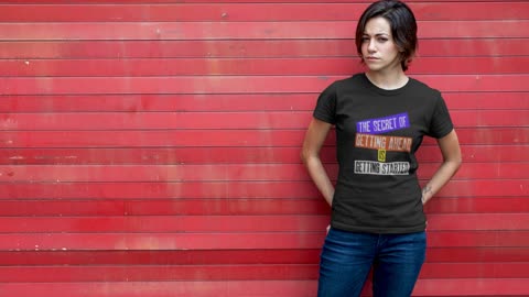 Motivational Quotes On T-Shirt: The Secret of Getting Ahead is Getting Started