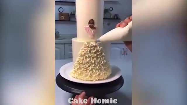 Awesome Dress Cake Decorating Ideas for Wedding | Perfect Cake Decorating Tutorials