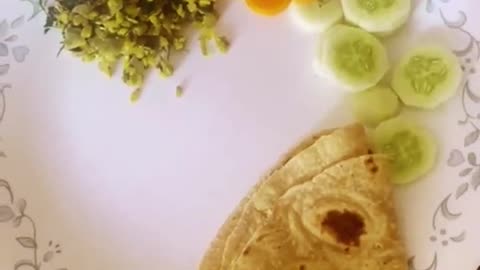 Indian Veg Vegan Thali #youtubeshorts #viralvideo #vegan #desi #vegthali