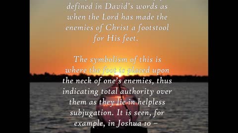 The Book of Acts 2:35 - Daily Bible Verse Commentary