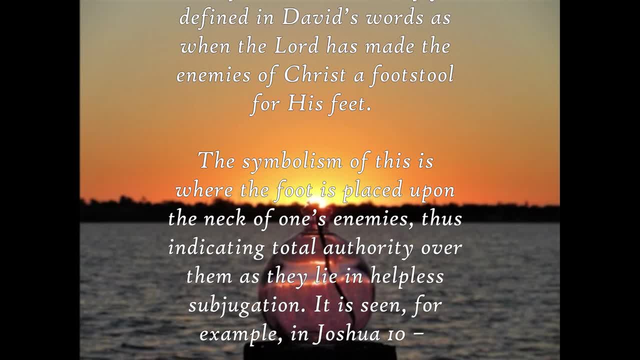 The Book of Acts 2:35 - Daily Bible Verse Commentary