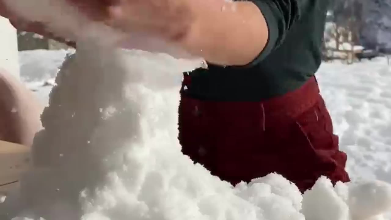 Kann man Schnee essen? 😅