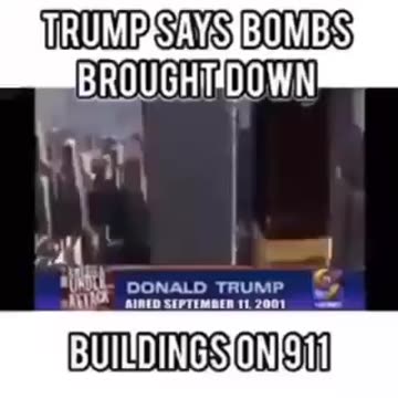 9/11 Trump speaking about structure, planes and bombs