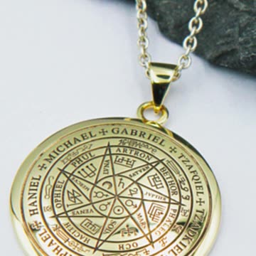 Discover Divine Protection: Sigil of Seven Archangels Pendant!