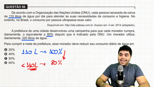 đ As QuestĂ”es MAIS FĂCEIS de MatemĂĄtica do Encceja (Aula 1 de 5)
