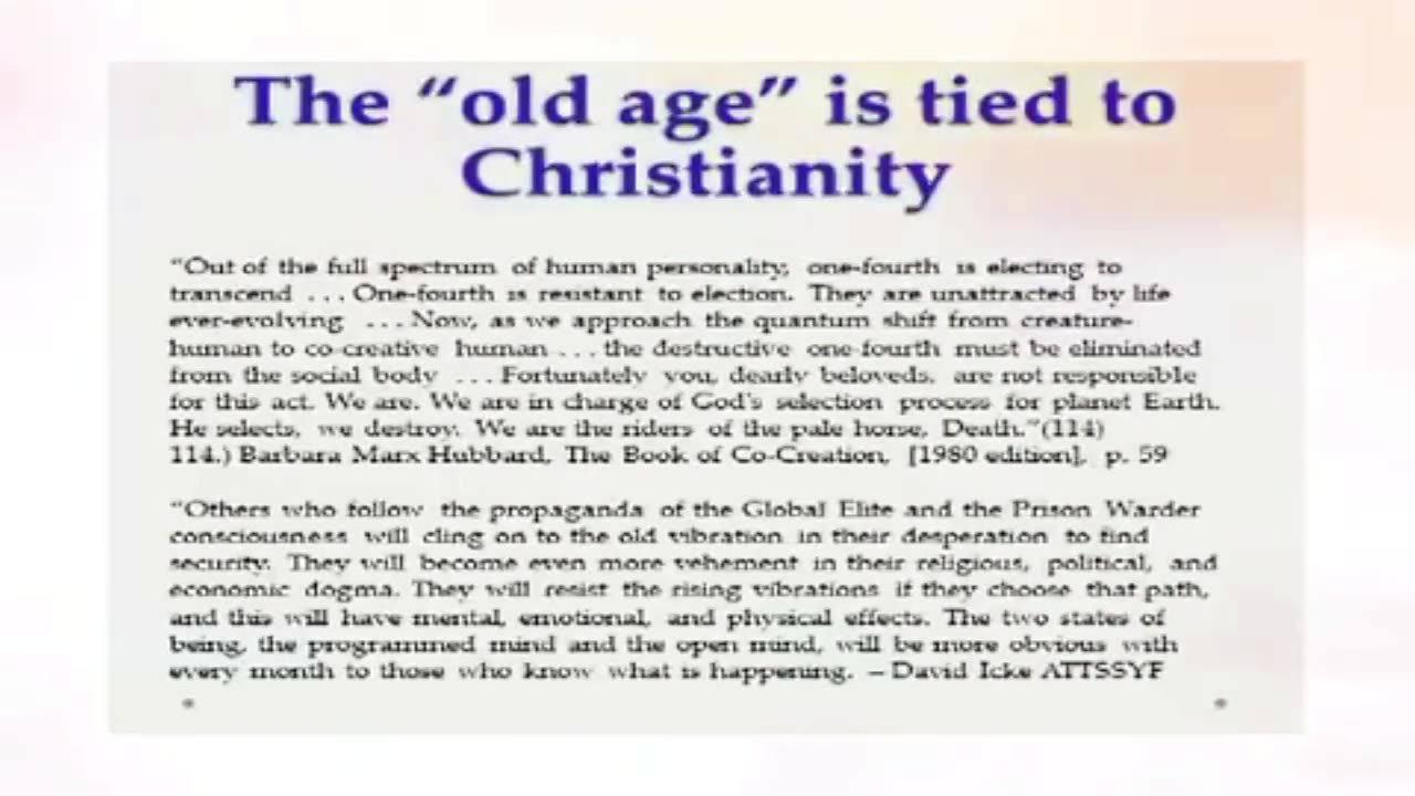 Documentary: New Age and Antichrist Ties