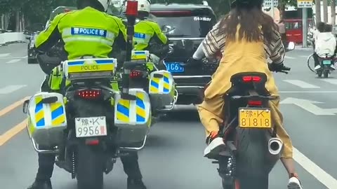 When I see the traffic police