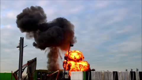 Explosion at Movie Set in Richmond, BC