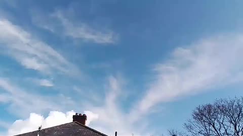 north birmingham uk toxic sky 23.3.24