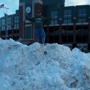 Lambeau Field in Green Bay Wisconsin December 27th, 2021