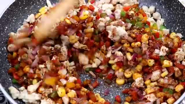 Chicken pizza Bites,Chicken Bread Bites