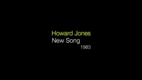 Howard Jones - New Song