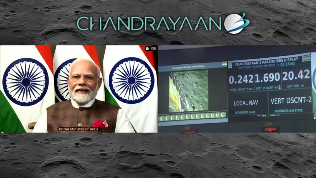 Chandrayan 3 successful landed on moon proud for India🇮🇳