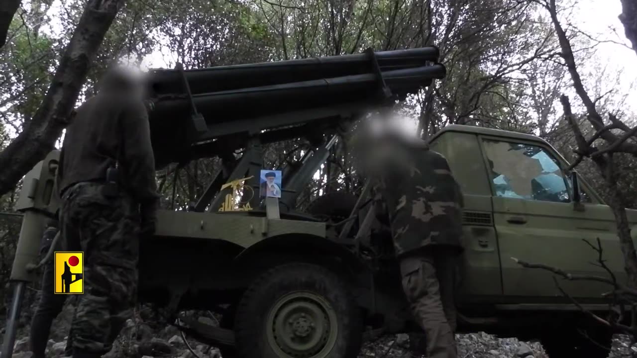 Hezbollah resistance forces targeting the 'Shraga' base of the Israeli army