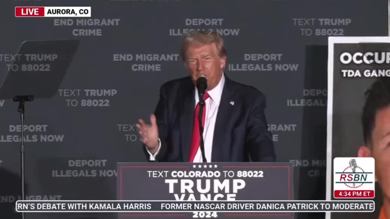 Trump: “[Kamala Harris] is a criminal, if you think about it”