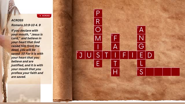 Salvation Crossword Puzzle